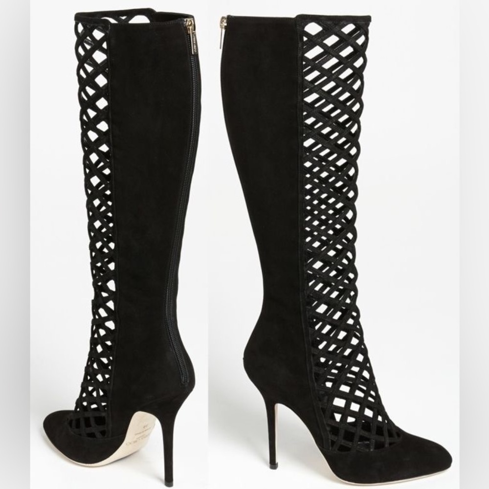 Jimmy Choo Delta Cutout Knee Boot